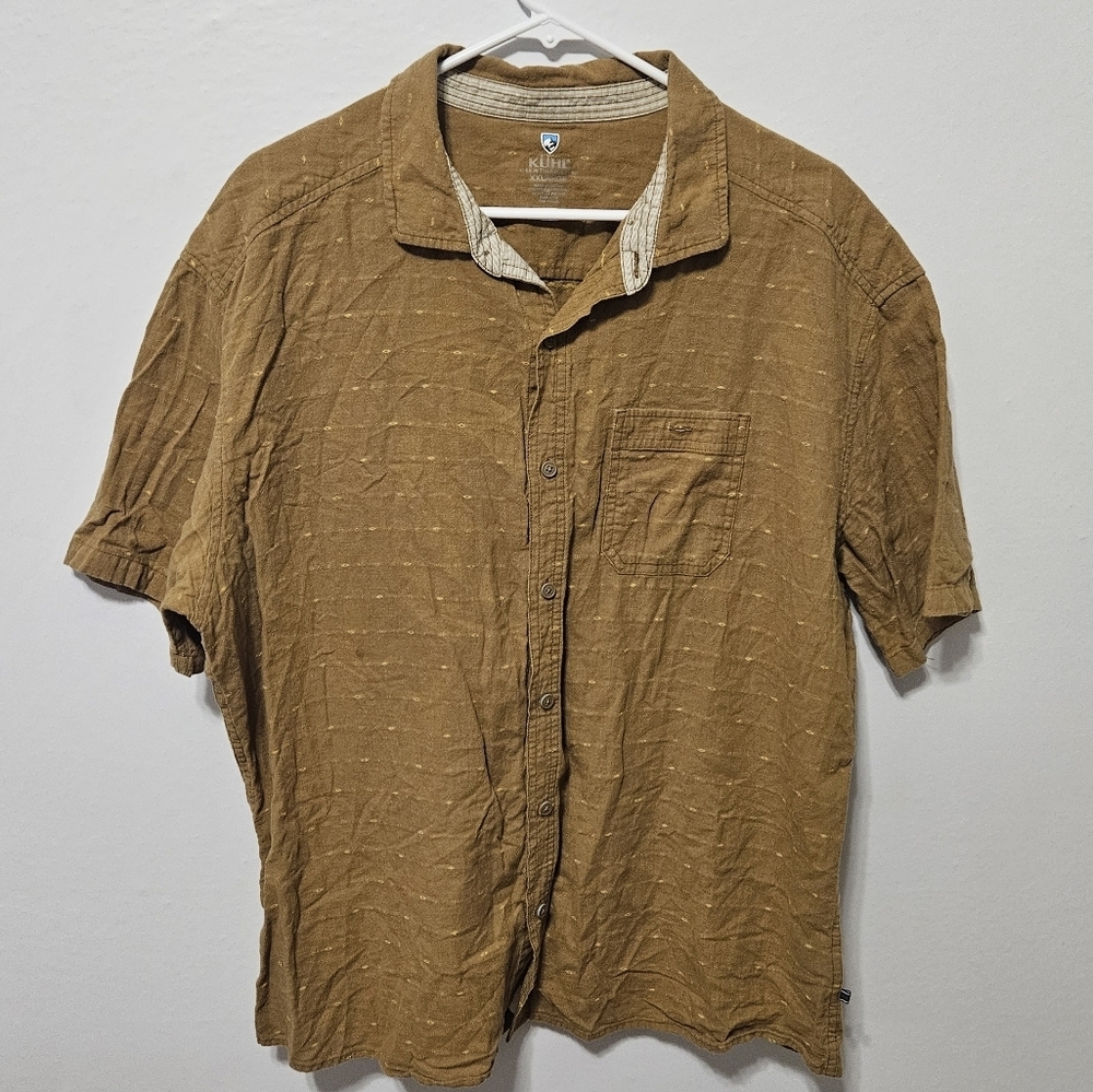 Kuhl Brown Casual Button Down Shirt